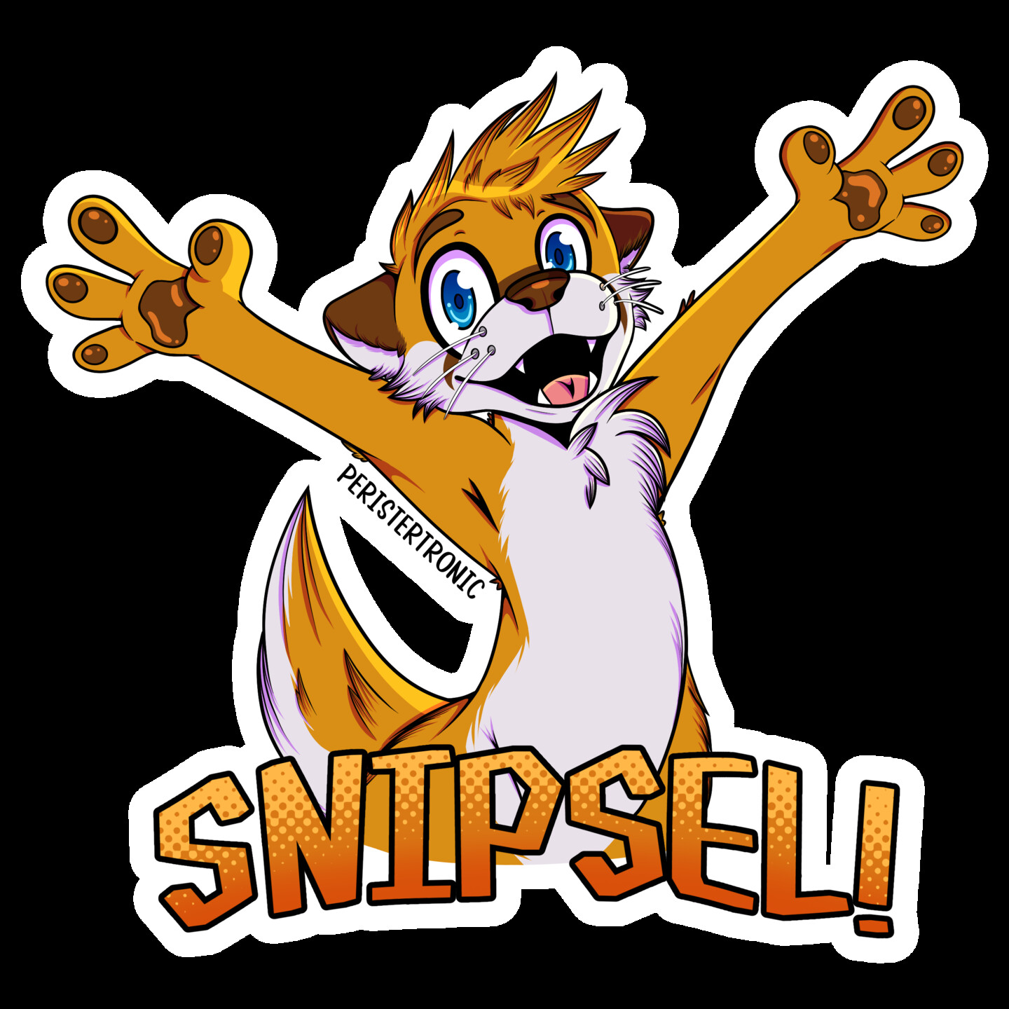 Badge of the old, original Snipsel design.